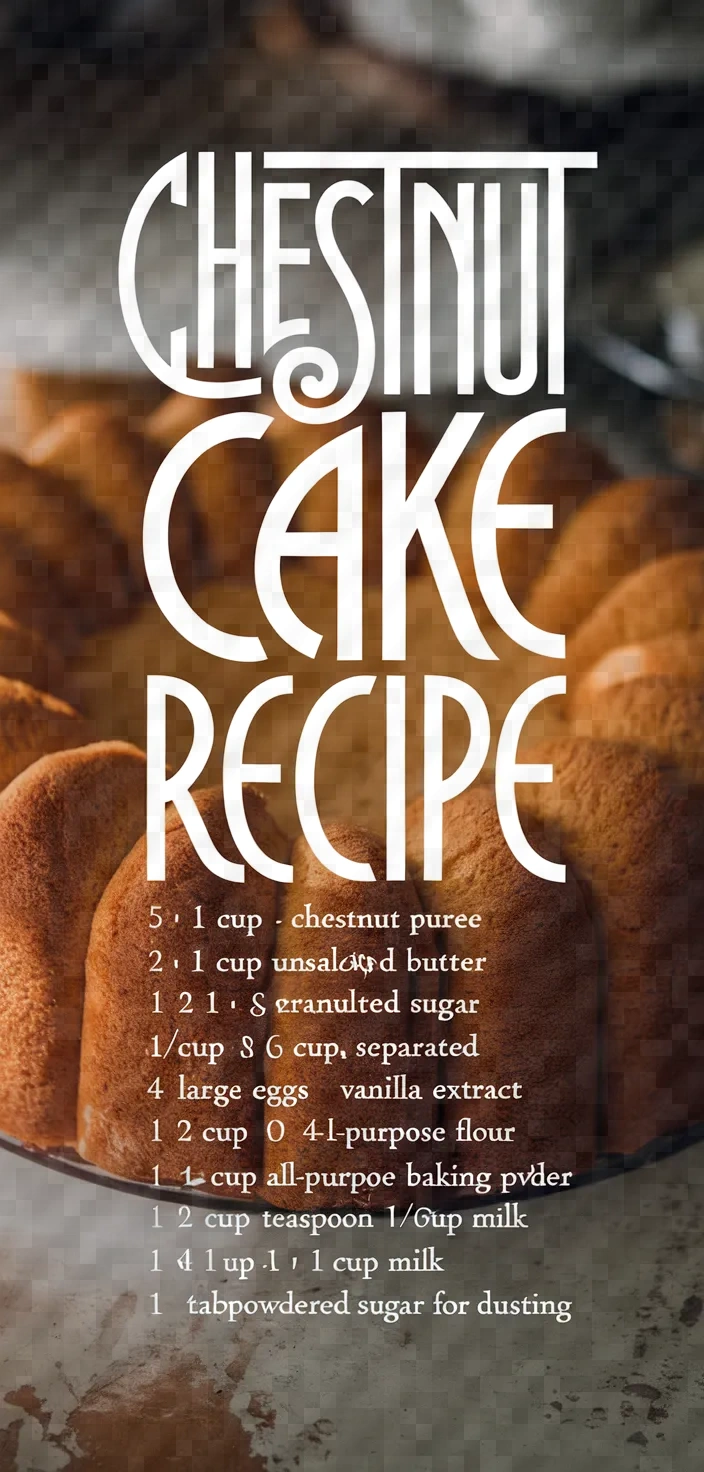 Chestnut Cake Recipe