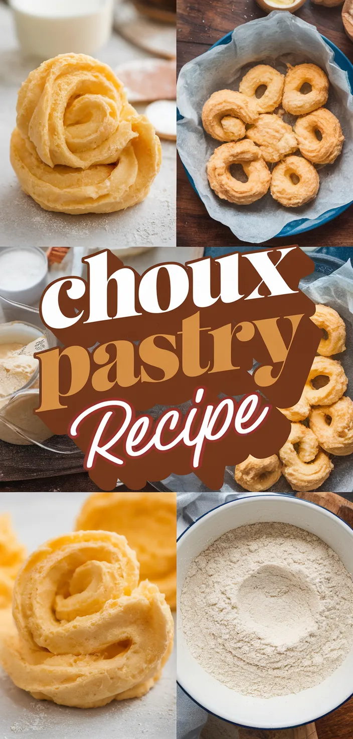 Ingredients photo for Choux Pastry Recipe