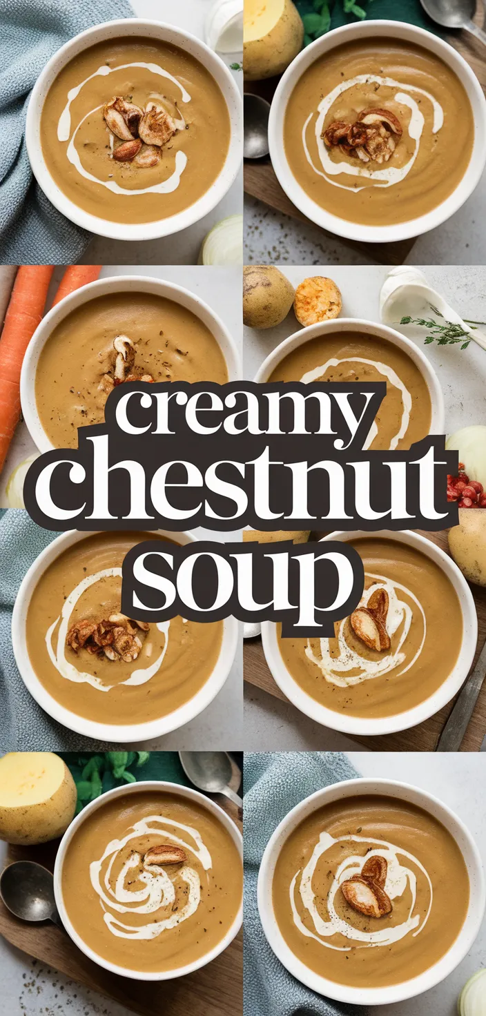 A photo of Creamy Chestnut Soup Recipe