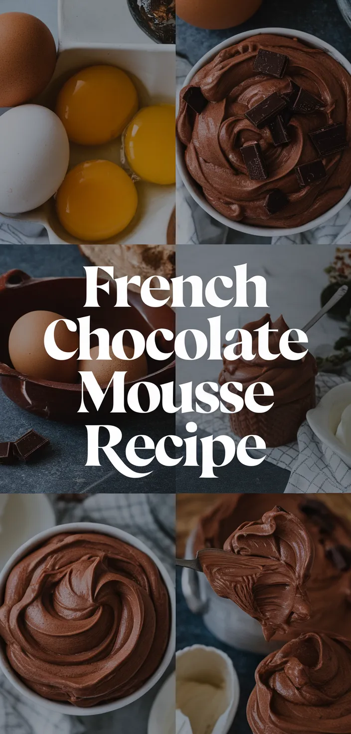 Ingredients photo for French Chocolate Mousse Recipe