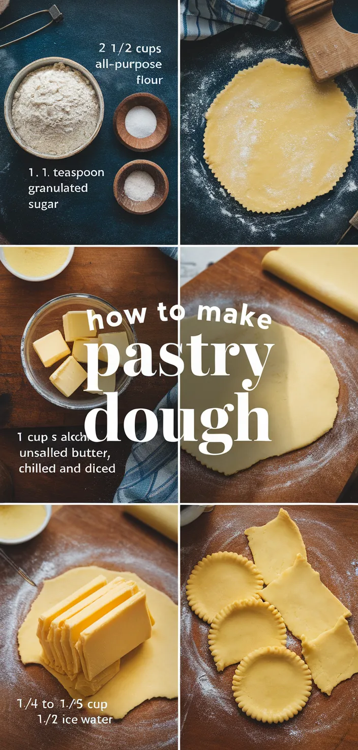 Ingredients photo for How To Make Pastry Dough Recipe