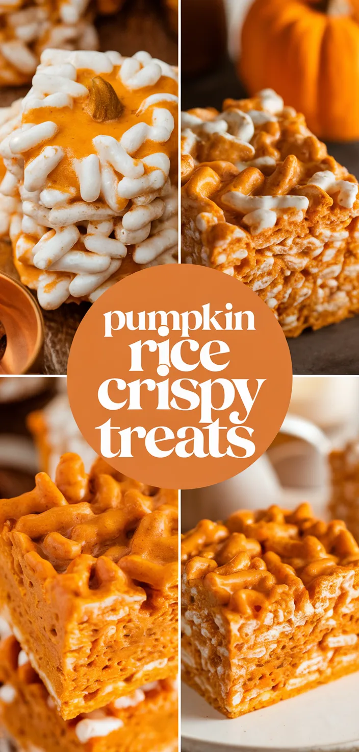 Ingredients photo for Pumpkin Rice Crispy Treats Recipe