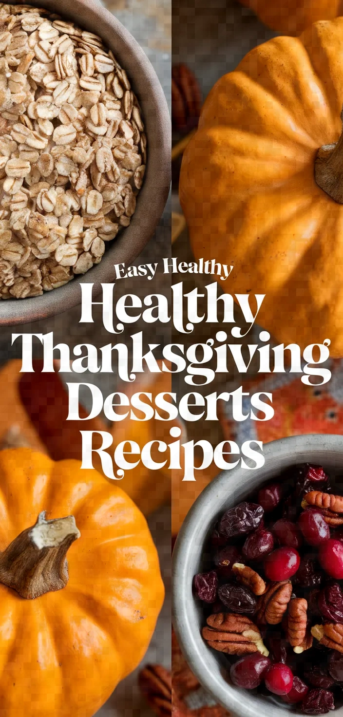 Easy Healthy Thanksgiving Desserts Recipes