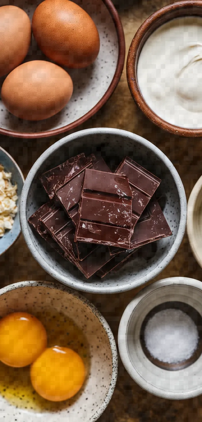 Ingredients photo for French Chocolate Mousse Recipe
