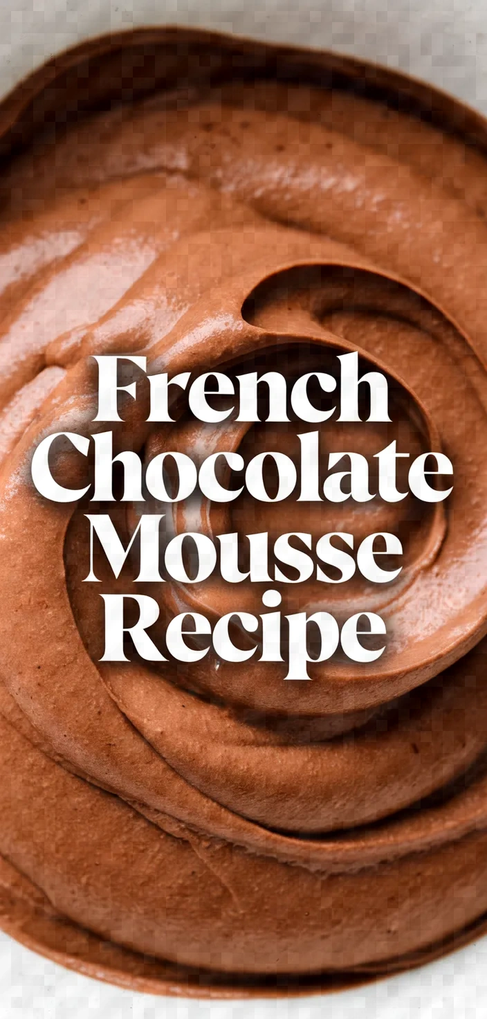 French Chocolate Mousse Recipe