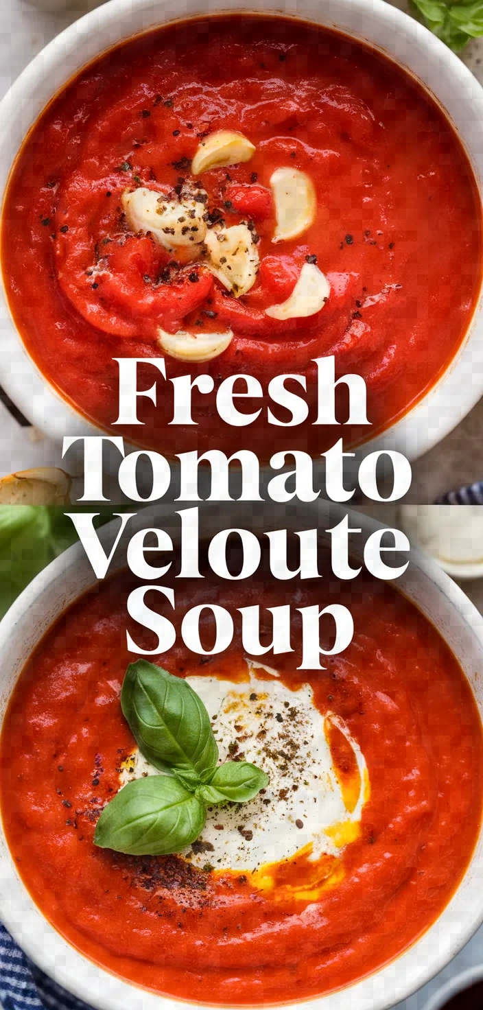 Fresh Tomato Veloute Soup Recipe