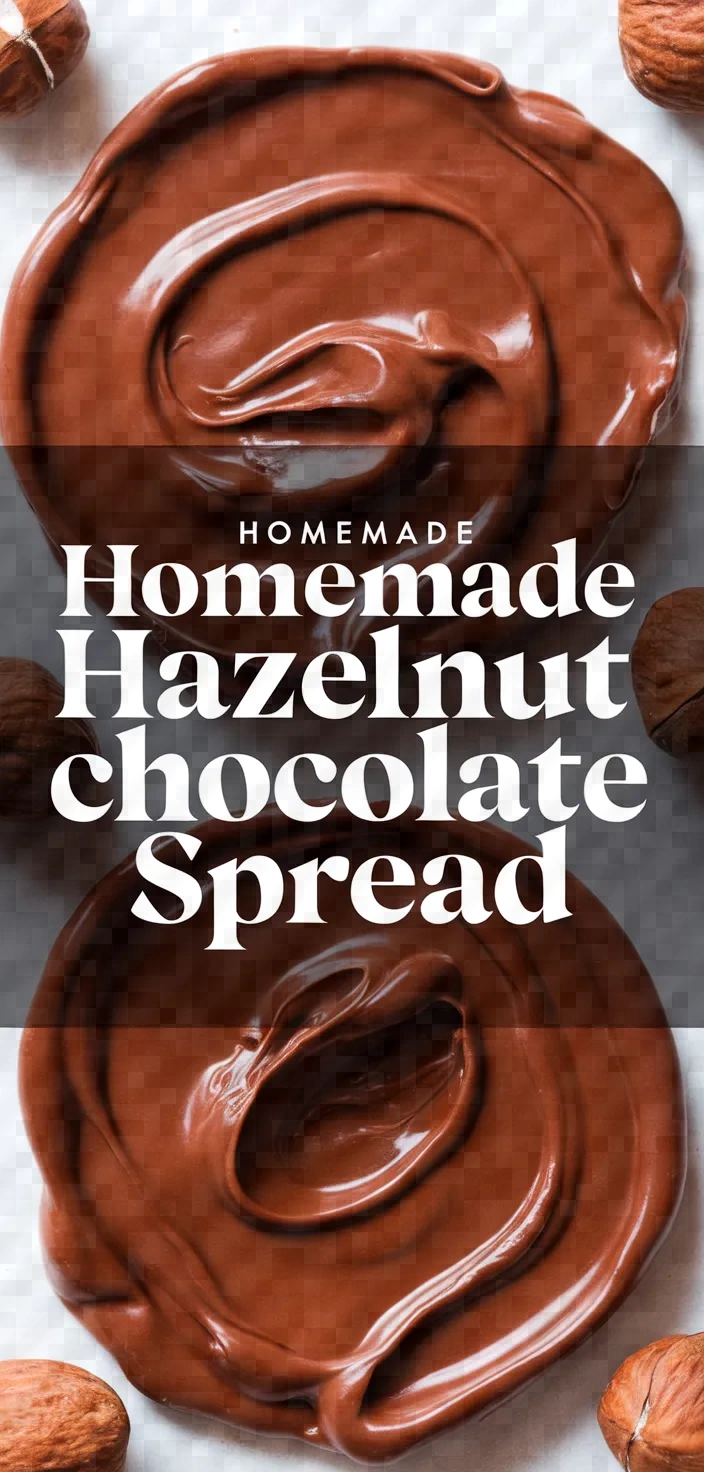 Homemade Hazelnut Chocolate Spread Recipe