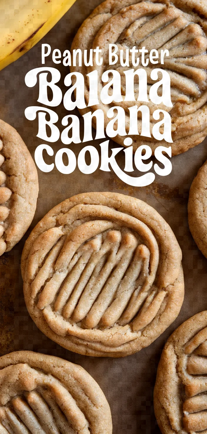 Peanut Butter Banana Cookies Recipe