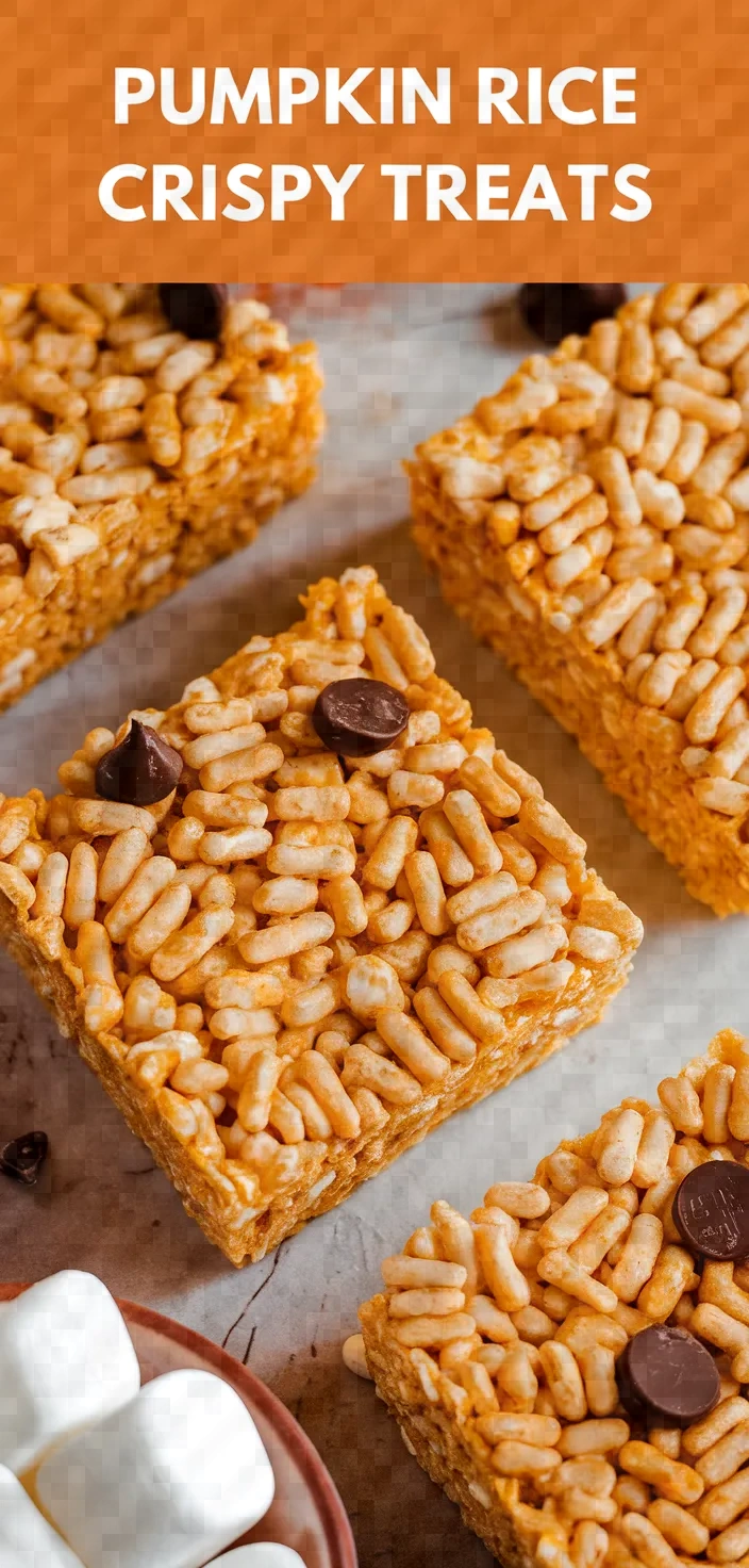 Pumpkin Rice Crispy Treats Recipe