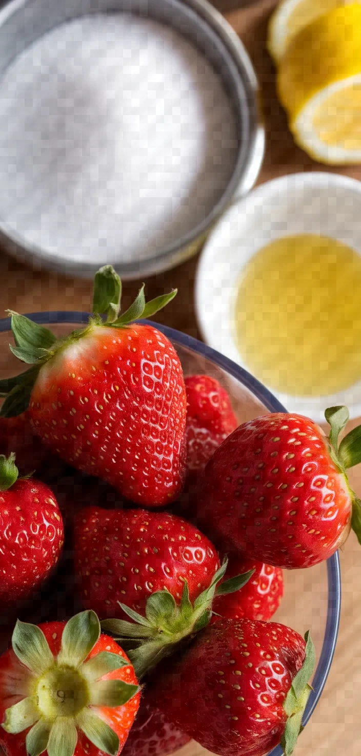 Ingredients photo for Strawberry Jam Recipe