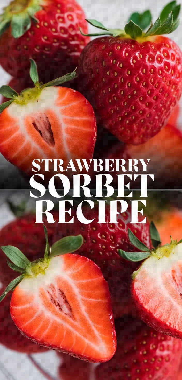 Strawberry Sorbet Recipe