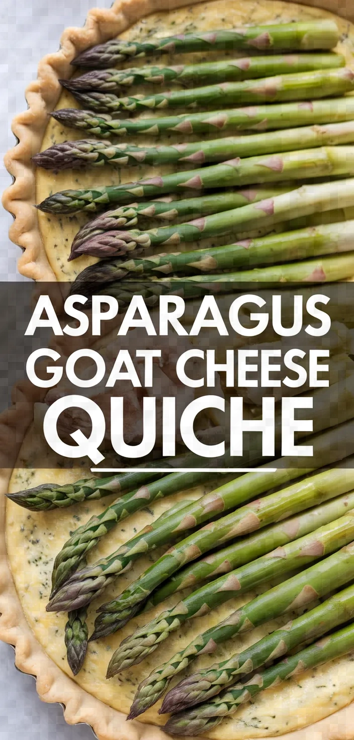 Asparagus Goat Cheese Quiche Recipe
