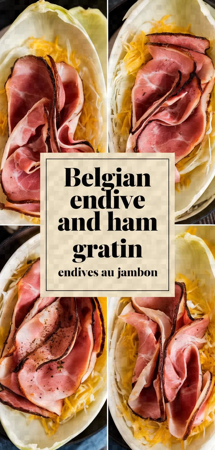 Belgian Endive And Ham Gratin Endives Au Jambon Recipe