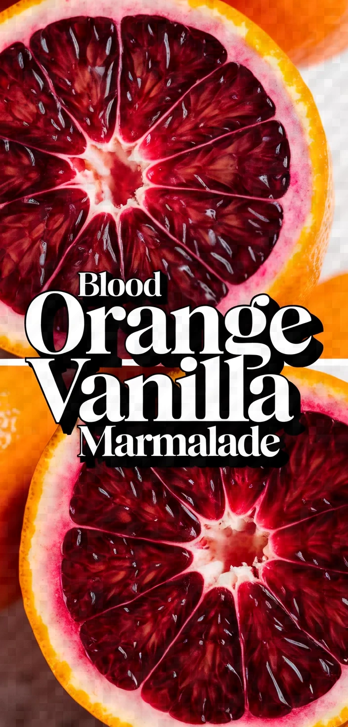 Blood Orange Vanilla Marmalade Recipe