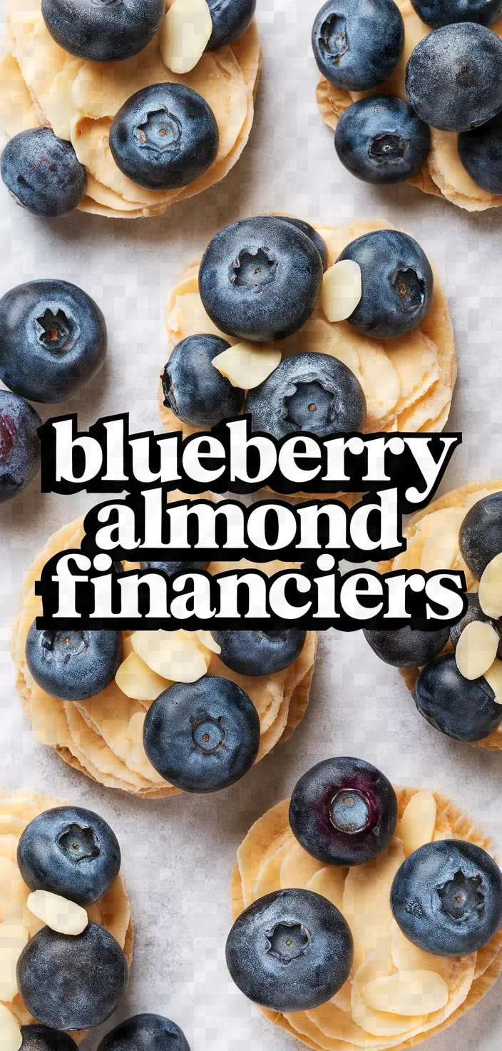 Blueberry Almond Financiers Recipe