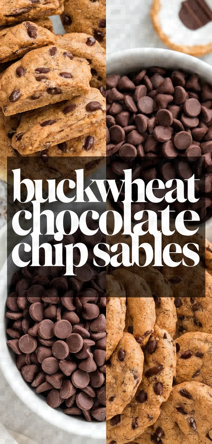 Buckwheat Sables Chocolate Chips Recipe
