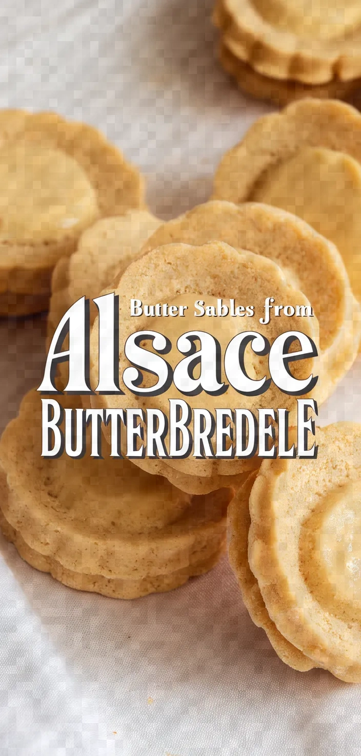 Butter Sables From Alsace Butterbredele Recipe
