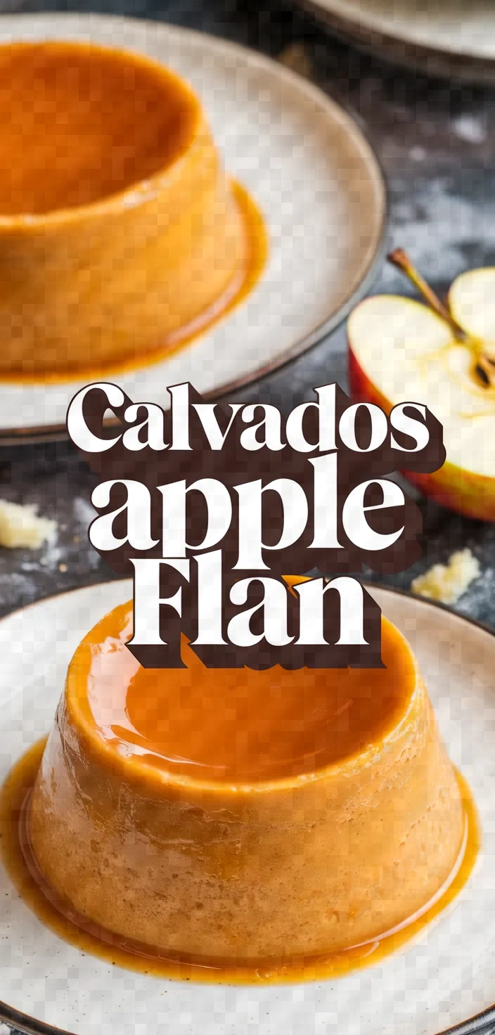 Calvados And Apple Flan Recipe