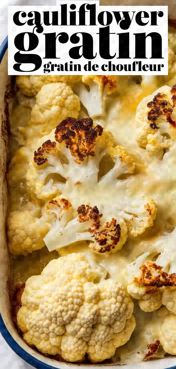 Cauliflower Gratin Gratin De Choufleur Recipe