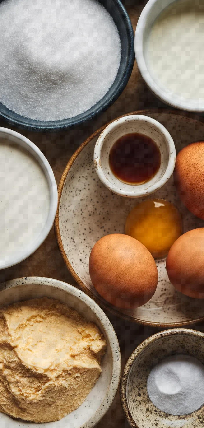 Ingredients photo for Classic Creme Caramel Recipe