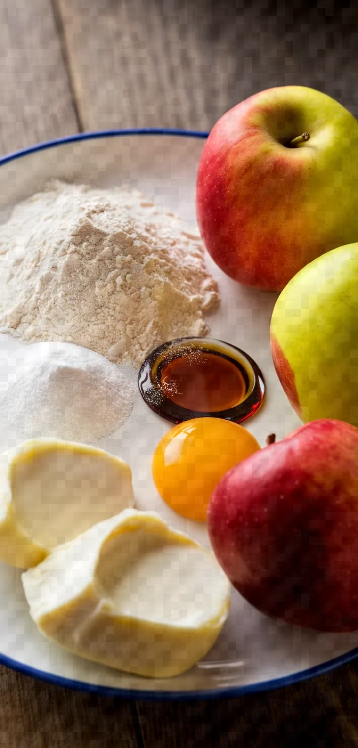 Ingredients photo for Classic French Apple Cake Recipe