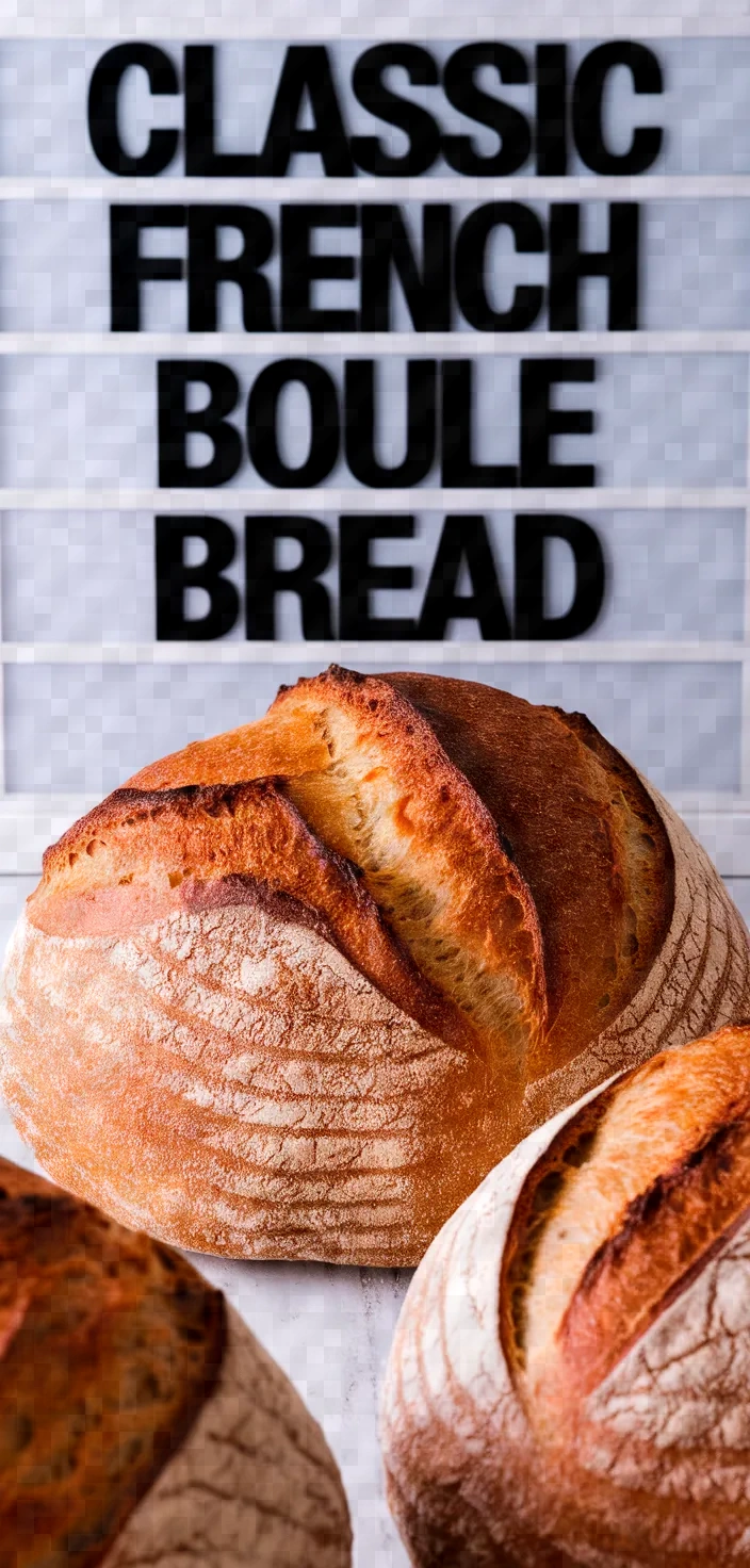 Classic French Boule Bread Recipe