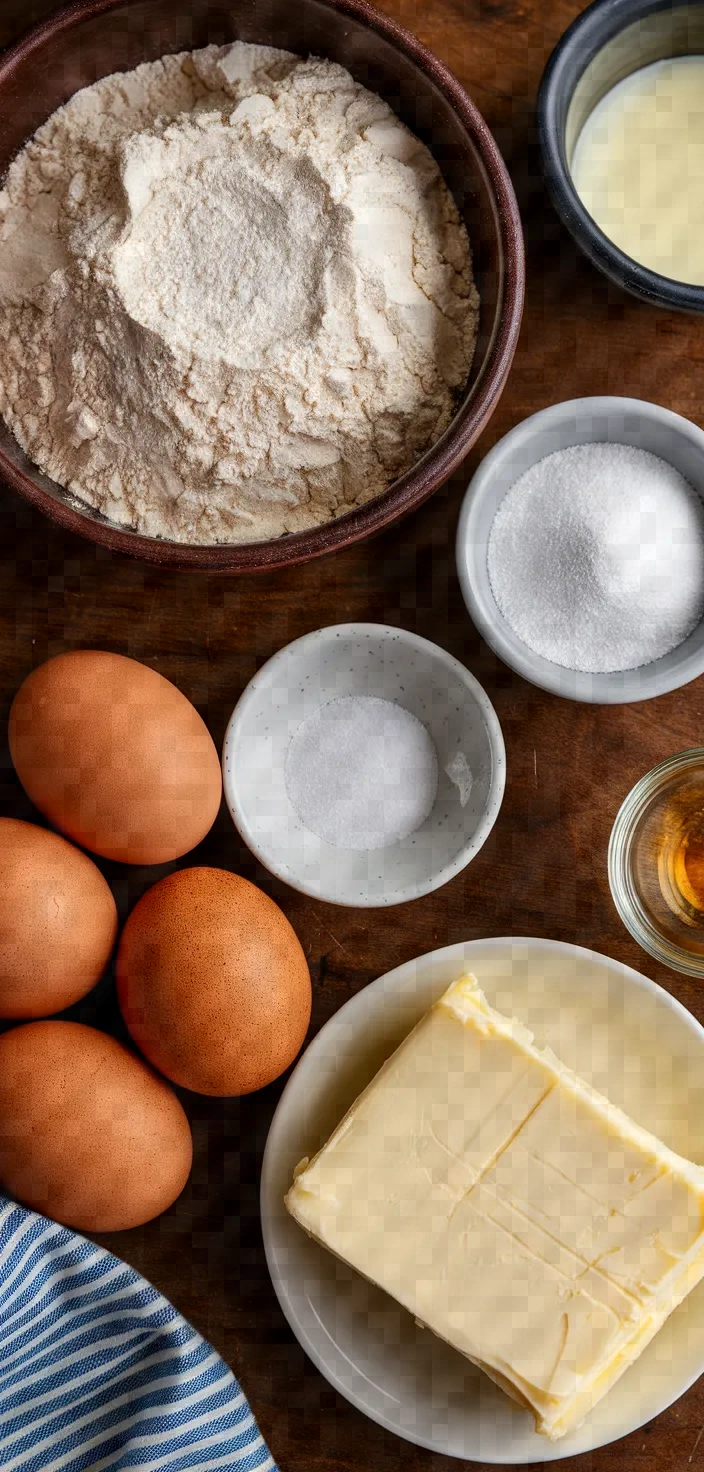 Ingredients photo for Classic French Butter Brioche Brioche Pur Beurre Recipe