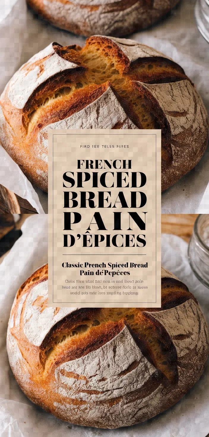 Classic French Spiced Bread Pain Depices Recipe