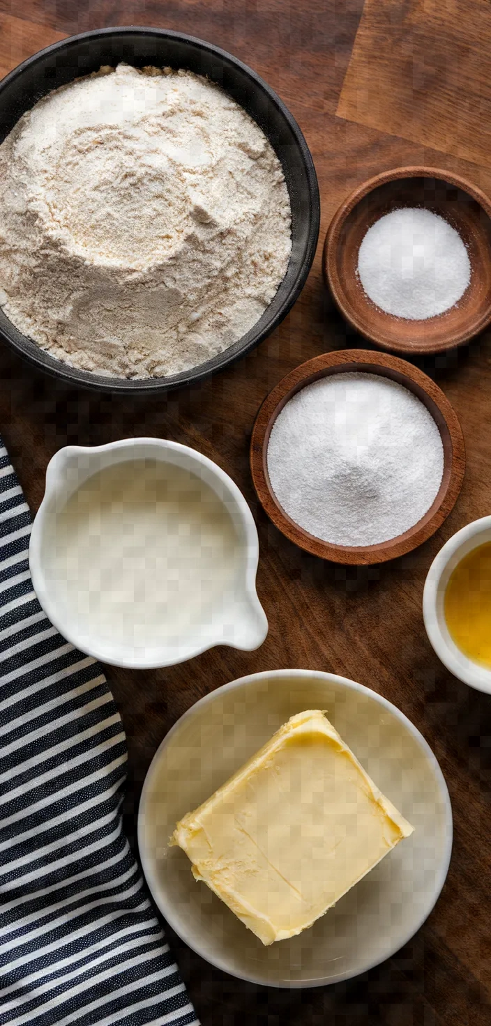 Ingredients photo for Classic Pain De Mie Recipe