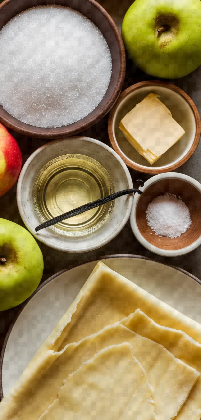 Ingredients photo for Classic Tarte Tatin Recipe