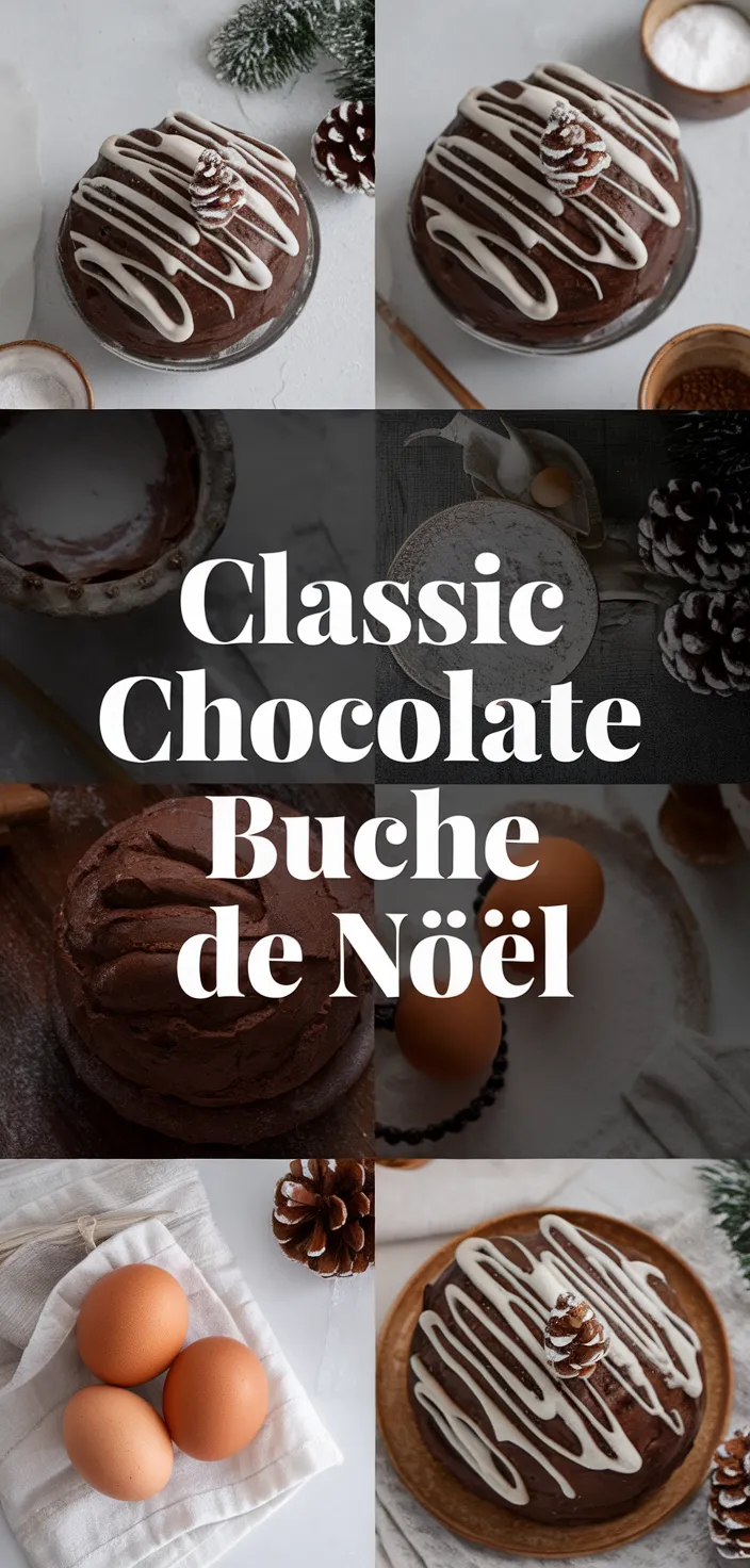 A photo of Classic Chocolate Buche De Noel Recipe