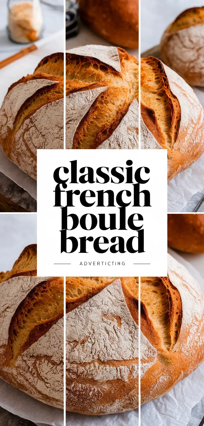 A photo of Classic French Boule Bread Recipe