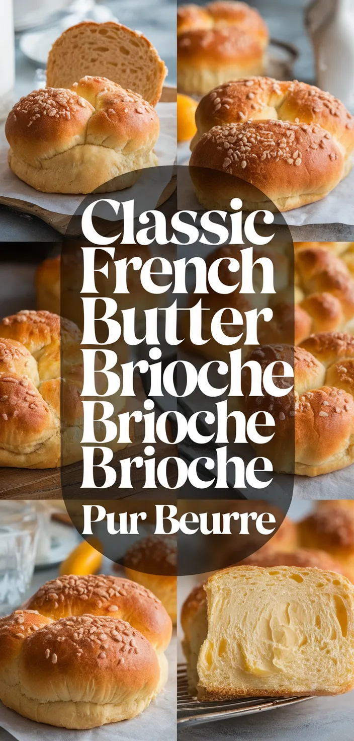 A photo of Classic French Butter Brioche Brioche Pur Beurre Recipe