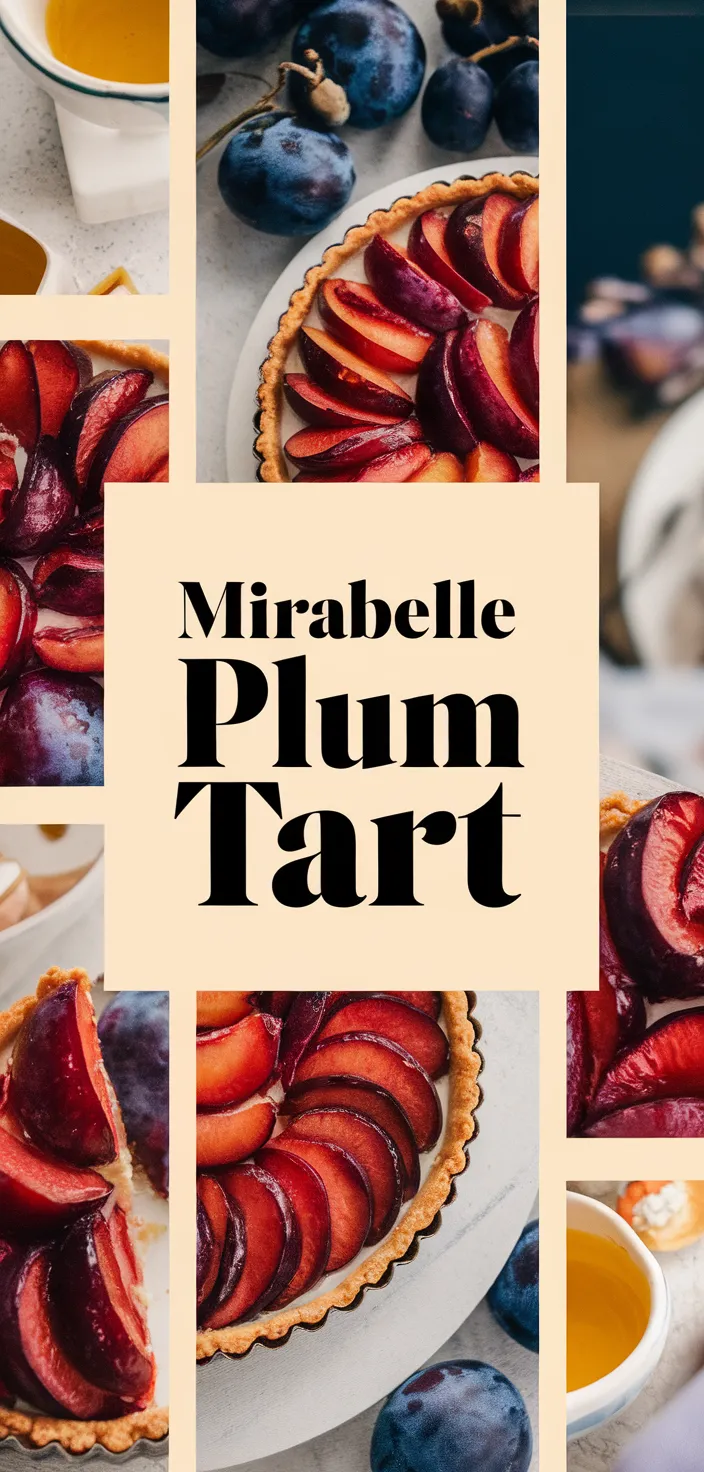 A photo of Mirabelle Plum Tart Recipe