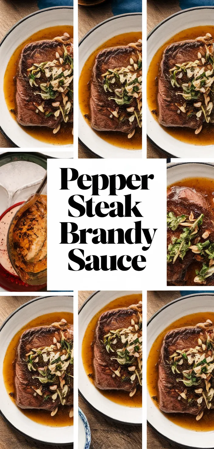 A photo of Pepper Steak With Brandy Sauce Recipe