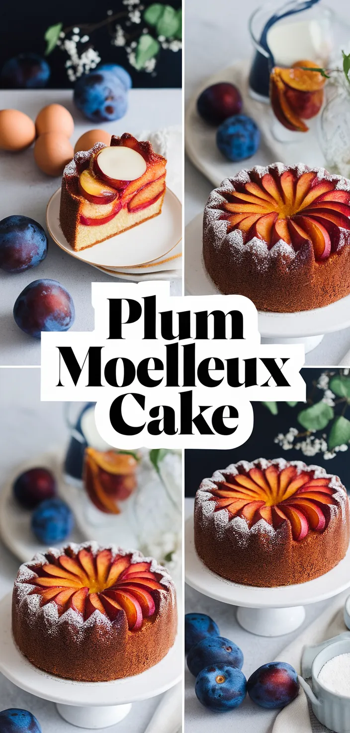 A photo of Plum Moelleux Cake Recipe