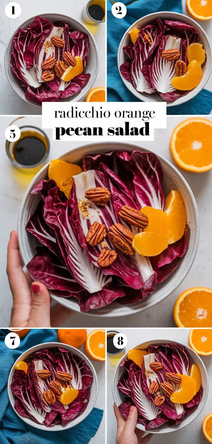 A photo of Radicchio Orange Pecan Salad Recipe
