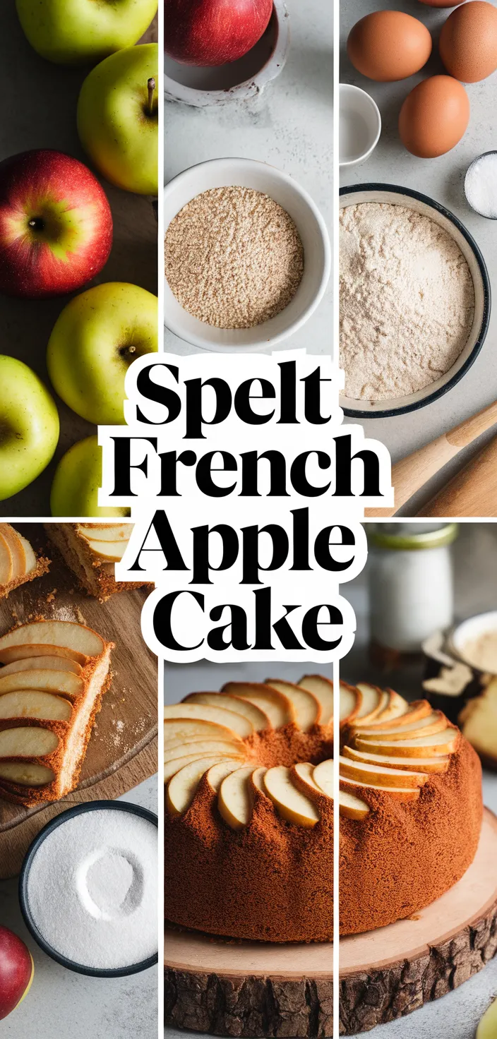 A photo of Spelt French Apple Cake Recipe