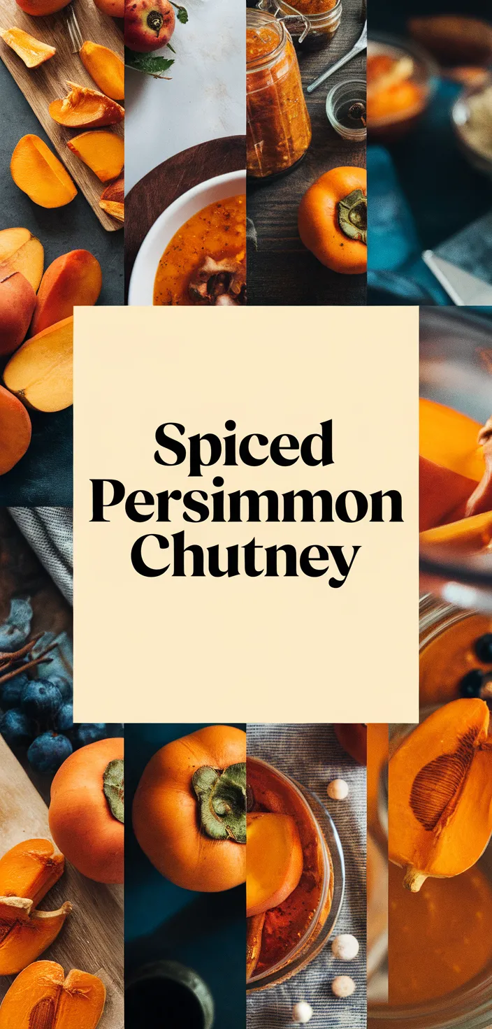 A photo of Spiced Persimmon Chutney Recipe