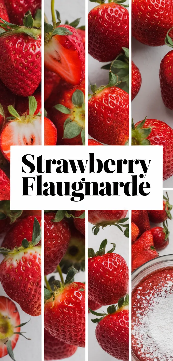 A photo of Strawberry Flaugnarde Recipe