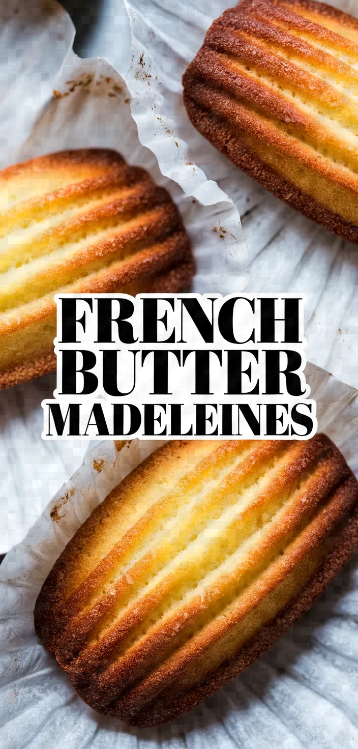 French Butter Madeleines Recipe