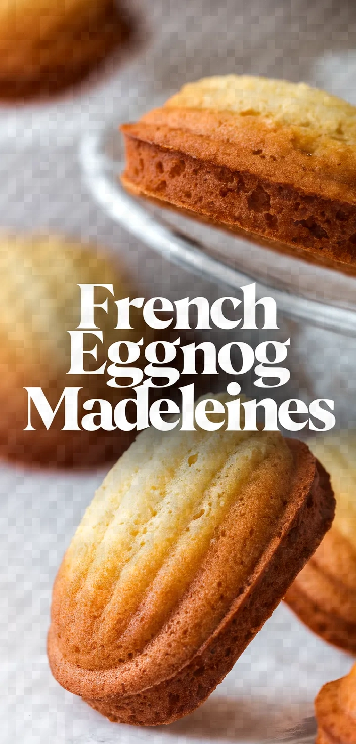French Eggnog Madeleines Recipe