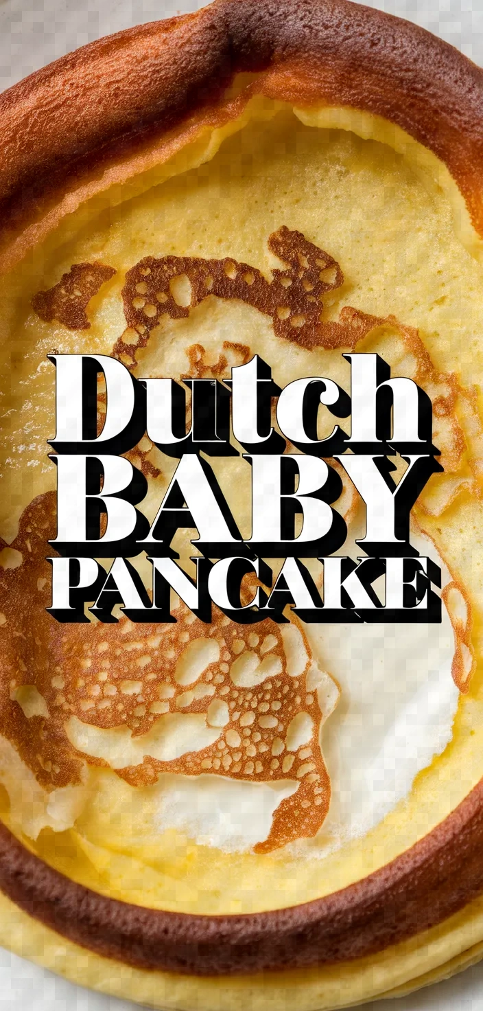 French Style Dutch Baby Pancake Recipe