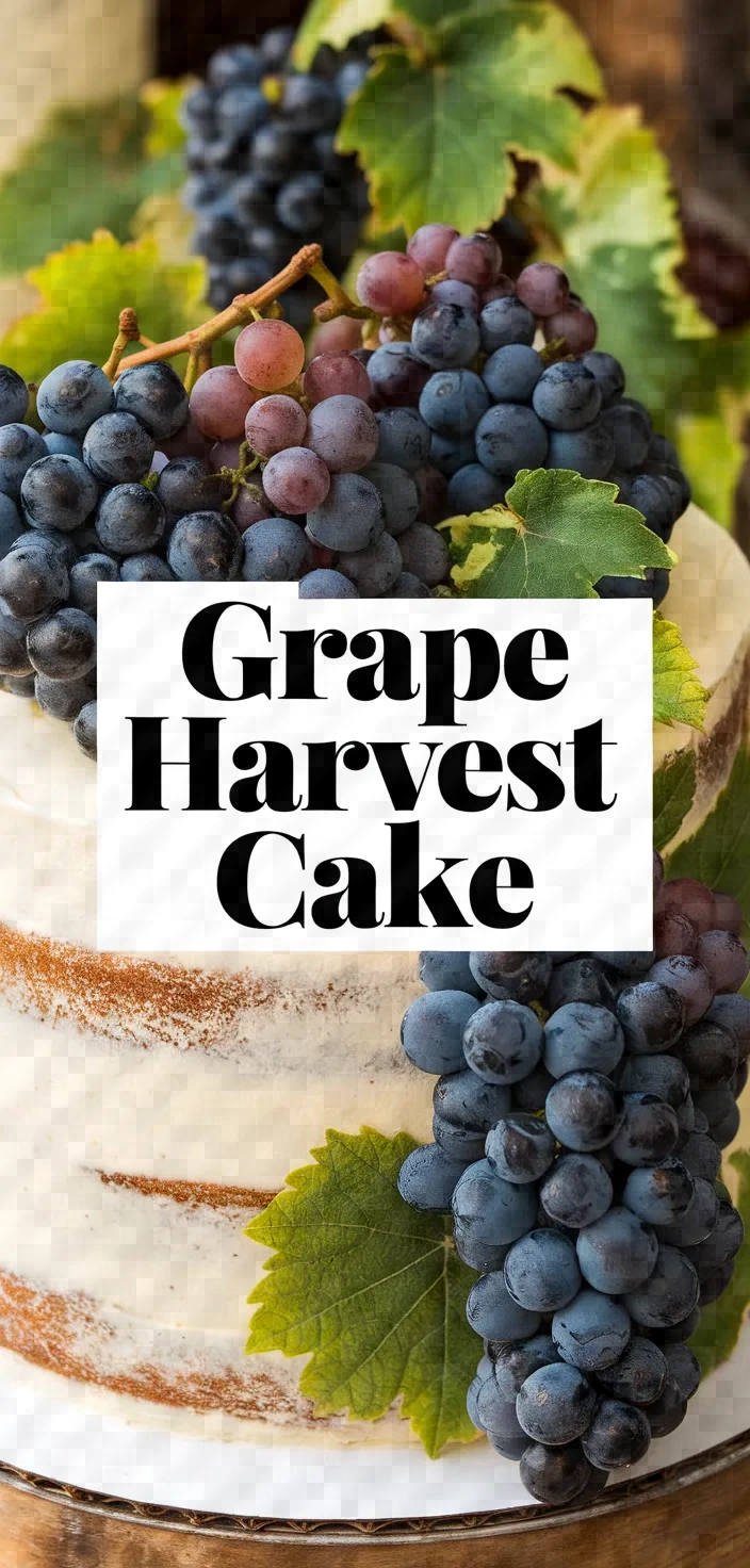 Grape Harvest Cake Recipe