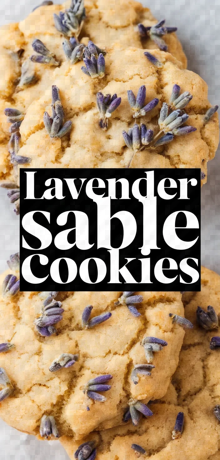 Lavender Sable Cookies Recipe