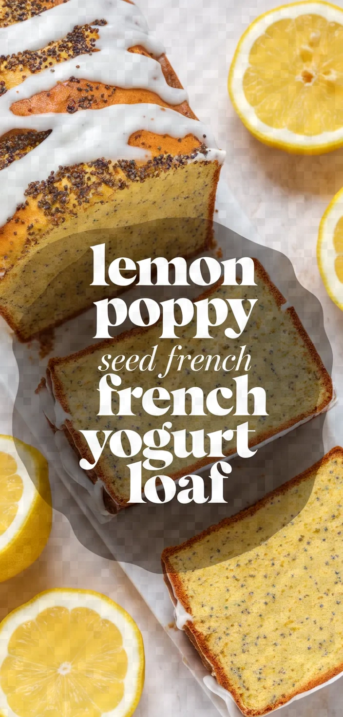 Lemon Poppy Seed French Yogurt Loaf Recipe