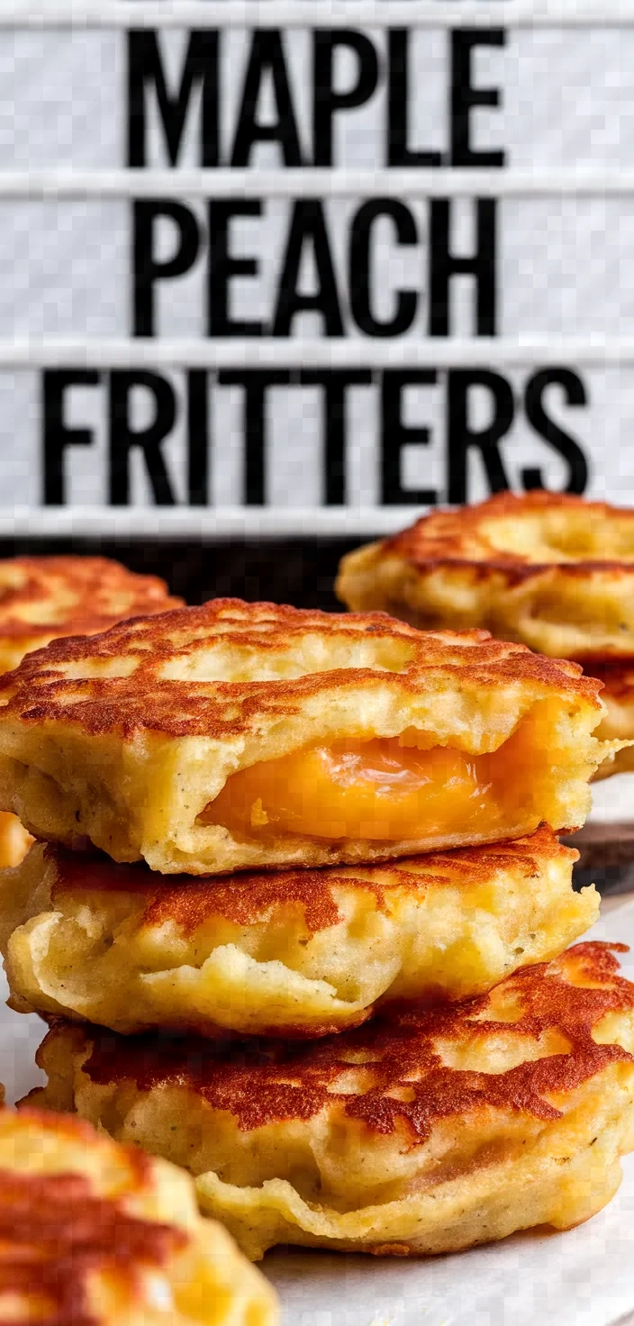 Maple Peach Fritters Recipe