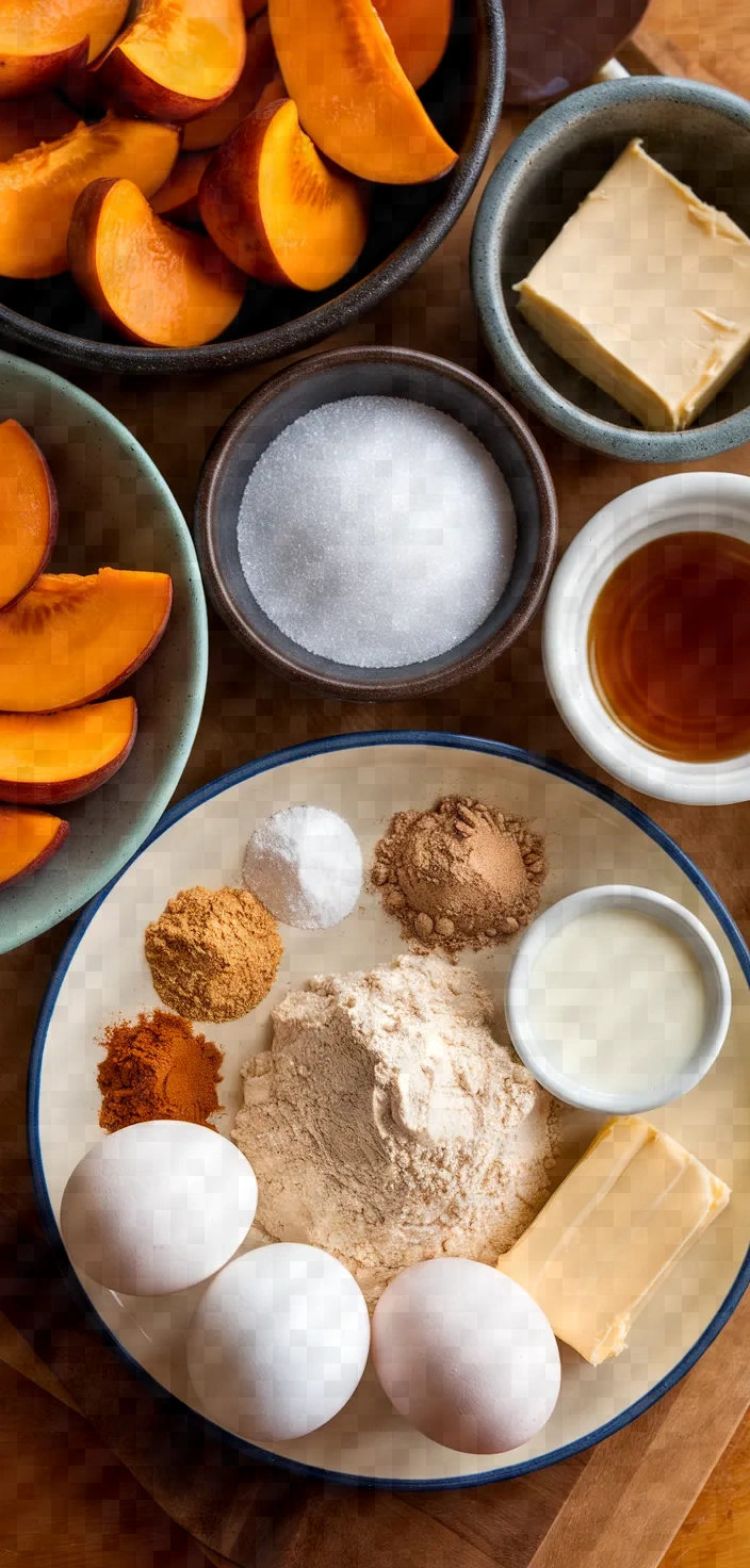Ingredients photo for Maple Persimmon Tatin Cake Recipe