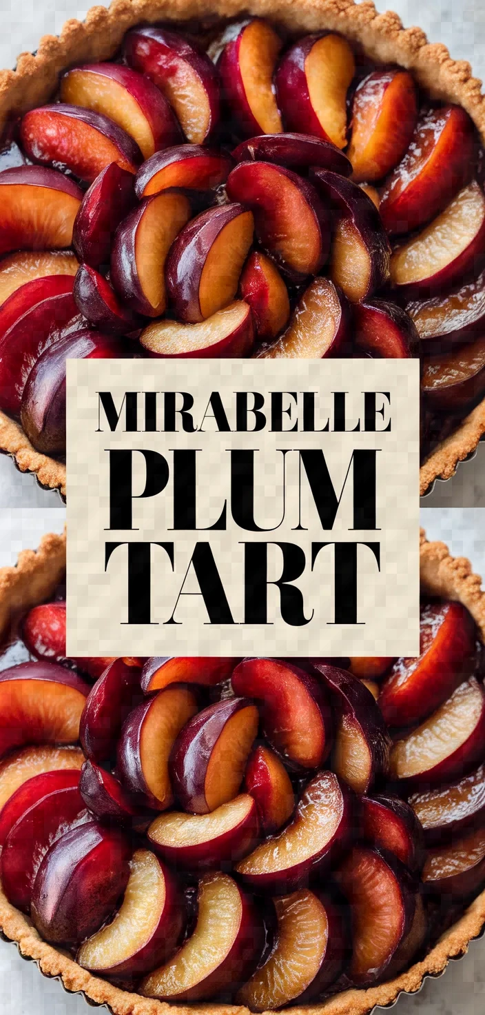 Mirabelle Plum Tart Recipe