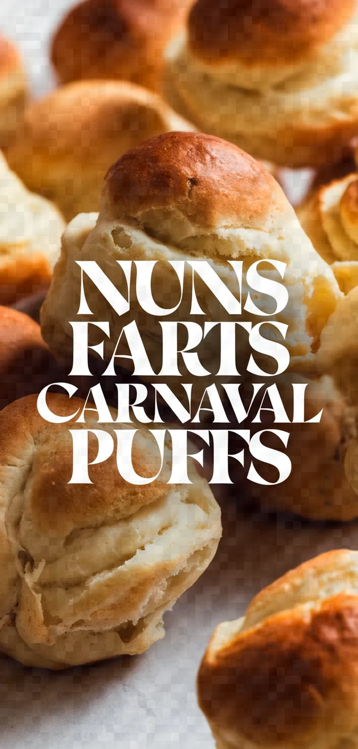 Nuns Farts Carnaval Puffs Recipe